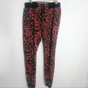 Jordan’s Craig Legacy Edition Print jogger pants large women’s activewear